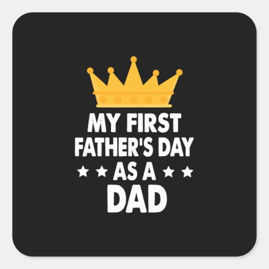 2021年の父のパパ スクエアシール (正面)