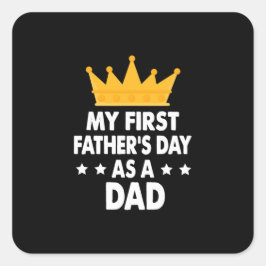 2021年の父のパパ スクエアシール