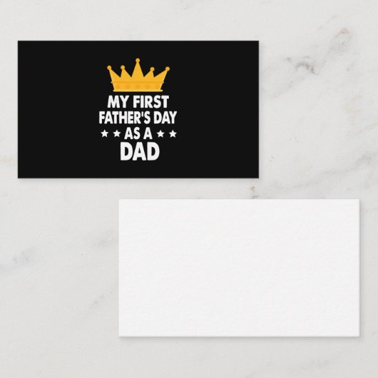 2021年の父のパパ 名刺 (正面/裏面)