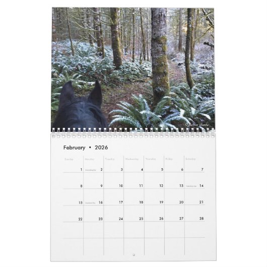 2021年の終わり~パドック木農場 カレンダー (2月 2026)