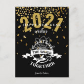 2021年の願い | Let's Travel The World Together シーズンポストカード (正面)