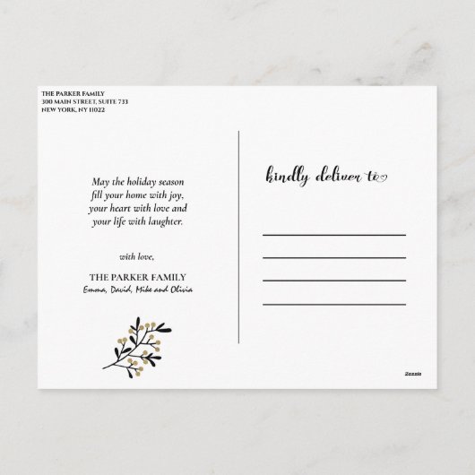 2021年の願い | Let's Travel The World Together シーズンポストカード (裏面)