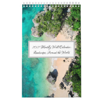 2021年の風景毎月のウォールカレンダー カレンダー