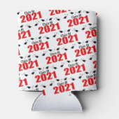 2021年のCapsとDiplomasのクラス(赤) 缶クーラー (裏面)