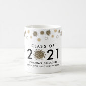 2021年のCOVIDクラスパーソナライズされた コーヒーマグカップ (中央)