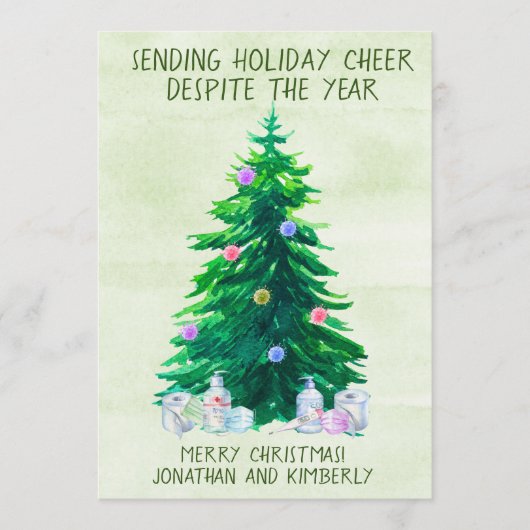 2021年を乗り越えて、ホリデーシーズンの喜びを届ける シーズンカード (正面)