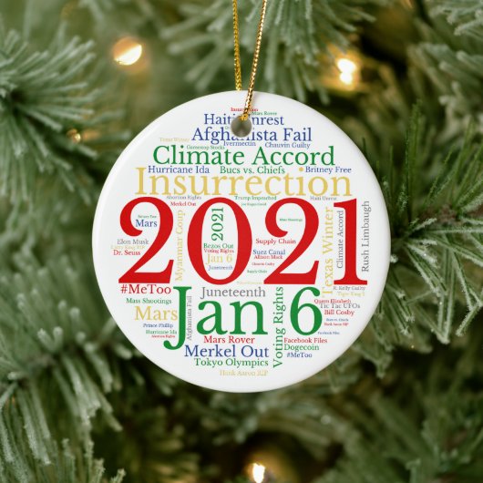 2021年イベント専攻のクリスマスオーナメント セラミックオーナメント (ツリー)