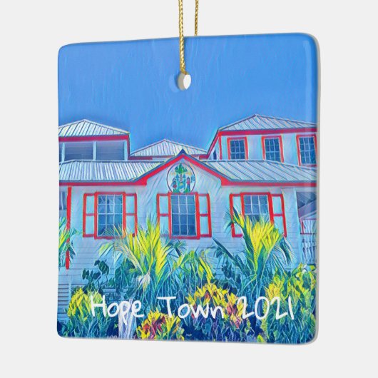 2021年オーナメントホープタウン小学校- セラミックオーナメント (左)