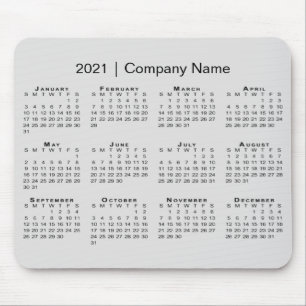 2021年カシンプルレンダー（会社名は灰色） マウスパッド
