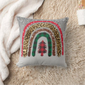 2021年カスタムクリスマスレインボーゴールドグリッターグ ラム クッション (ブランケット)