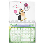 2021年カレンダペンギン恋 カレンダー (3月 2027)