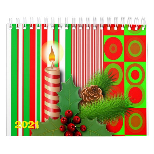 2021年カレンダメリークリスマス カレンダー (カバー)