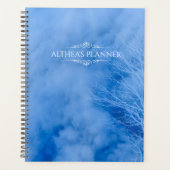 2021年カレンダーの青い木と雲 | Planner プランナー手帳 (正面)