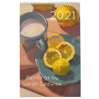 2021年カレンダー：サラ・セドウィックの絵画 カレンダー