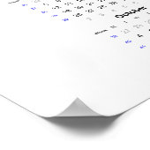 2021年カレンダー ポスター（月曜日始まり） ポスター (角)