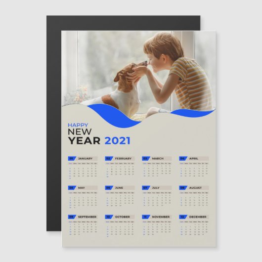 2021年カレンダー（写真あり） (正面/裏面)