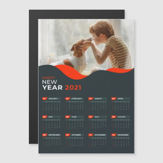 2021年カレンダー（写真あり） (正面/裏面)