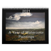 2021年カレンダー「水彩画の年」 カレンダー (カバー)
