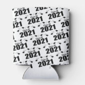 2021年キャップと卒業証書のクラス（黒） 缶クーラー (裏面)