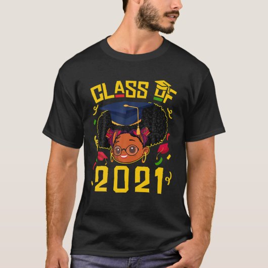 2021年キュート黒教養女子クラス20 Tシャツ (正面)