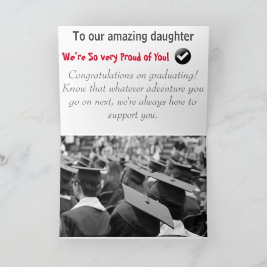 2021年クラスの卒業   カード (内部)