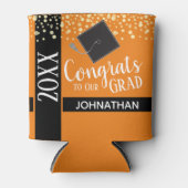 2021年クラス卒業パーティーオレンジ 缶クーラー (正面)