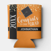 2021年クラス卒業パーティーオレンジ 缶クーラー (裏面)