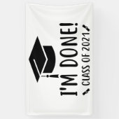 2021年クラス卒業 横断幕 (縦)