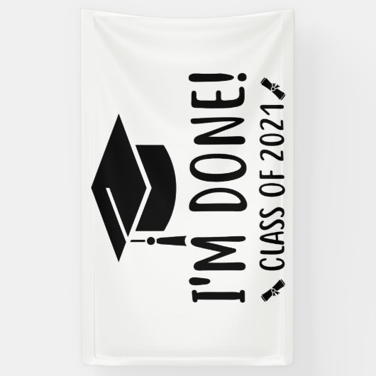 2021年クラス卒業 横断幕 (縦)