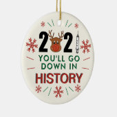 2021年クリスマスツリーでおもしろいダウン セラミックオーナメント (右)