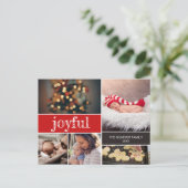 2021年クリスマスベビー誕生のお知らせありがとう シーズンポストカード (スタンド正面)