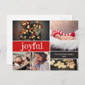 2021年クリスマスベビー誕生のお知らせありがとう シーズンポストカード (正面/裏面)