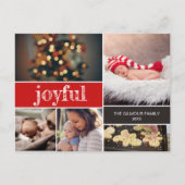 2021年クリスマスベビー誕生のお知らせありがとう シーズンポストカード (正面)