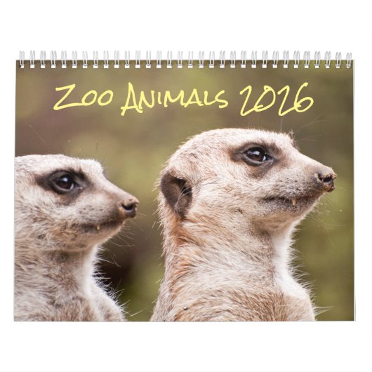 2021年サファリ動物園の動物写真 カレンダー (カバー)