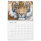 2021年サファリ動物園の動物写真 カレンダー (2月 2027)
