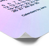 2021年サンギア シマー 壁カレンダー(Janz) ポスター (角)