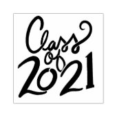 2021年シニアオープンハウス卒業のクラス ラバースタンプ (インプリント)