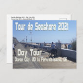 2021年シーショアツアー - デイトリップ(DT)オーシャンシティ ポストカード (正面/裏面)