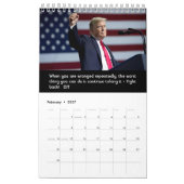2021年トランプ大統領カレンダー カレンダー (2月 2027)