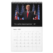 2021年トランプ大統領カレンダー カレンダー (3月 2027)