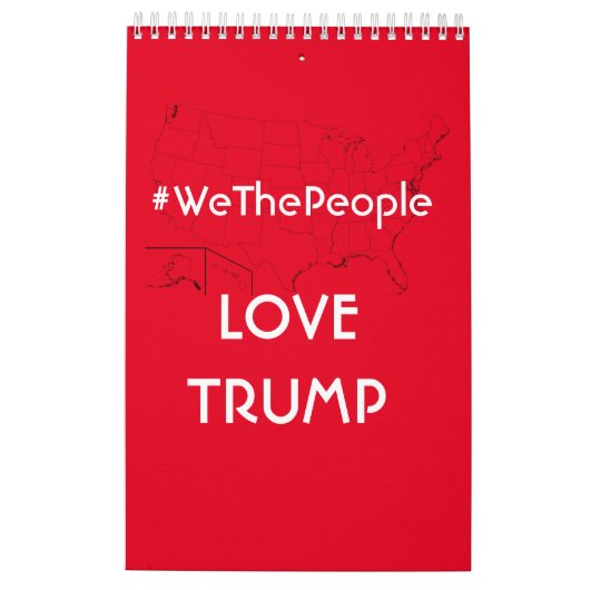 2021年トランプ大統領カレンダー カレンダー (裏面)