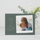 2021年ニュートラルフォトクリスマスカード シーズンカード (スタンド正面)