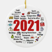 2021年パンデミック記念陶器レビュー セラミックオーナメント (裏面)