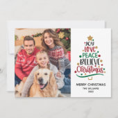 2021年フォトクリスマス シーズンカード (正面)