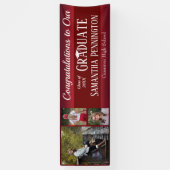 2021年フォトコラージュ卒業クラス 横断幕 (縦)