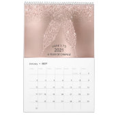 2021年ボスレディやる気を起こさせる引用文 カレンダー (1月 2027)