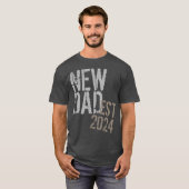 2021年ヴィンテージニューパパ第1父の日 Tシャツ (正面フル)