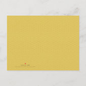 2021年中国のカードの様式化 インビテーションポストカード (裏面)