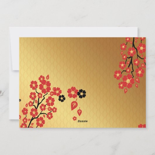 2021年中国の初めの家族写真フローラ金ゴールド シーズンカード (裏面)