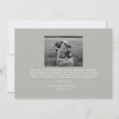 2021年中性写真クリスマスカード 招待状 (裏面)